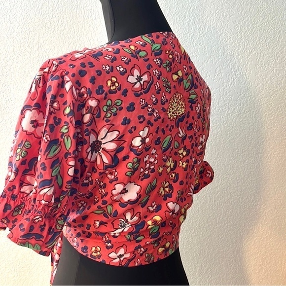 🌸XiX Palms,Honolulu, HI, Excellent Condition,Floral LARGE Bow-Knot Front,Size M - Picture 3 of 13